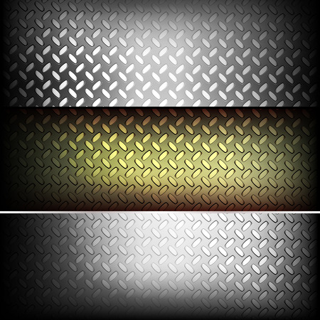 Fluted metal texture. Vector Illustration のイラスト素材