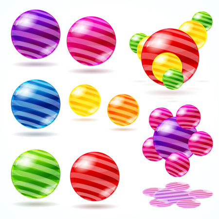 Abstract Vector spheres.のイラスト素材