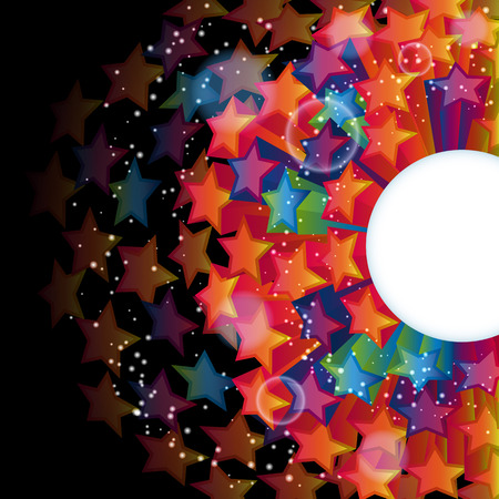 Abstract star vector background. のイラスト素材