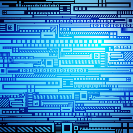 Abstract geometric pattern on a blue background.のイラスト素材