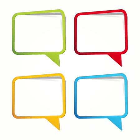 Labels in the form of an empty frame for your text.のイラスト素材