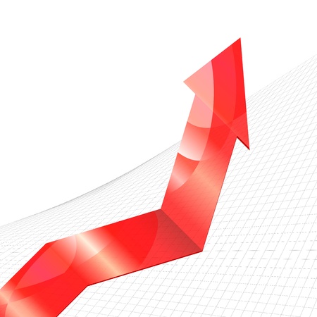 Abstract graphic of growth illustration.のイラスト素材