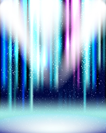 Blue spotlight background with light show effects.のイラスト素材