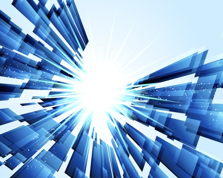 Abstract techno lines vector background. のイラスト素材