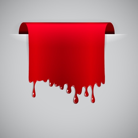 Flow label, vector illustration.のイラスト素材