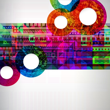 Colorfull abstract design background. vector illustration のイラスト素材