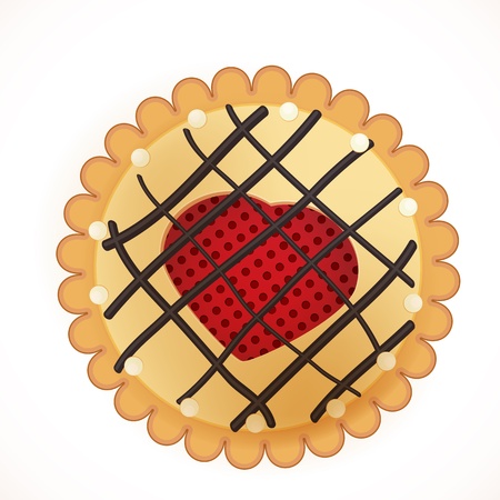 cookie. vector illustration.のイラスト素材