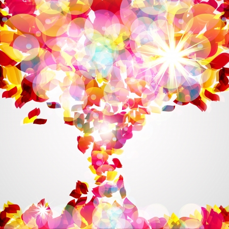 Abstract autumn background のイラスト素材
