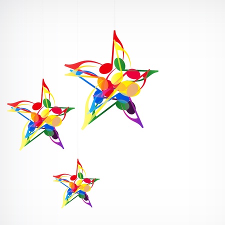 Vector music star background.のイラスト素材
