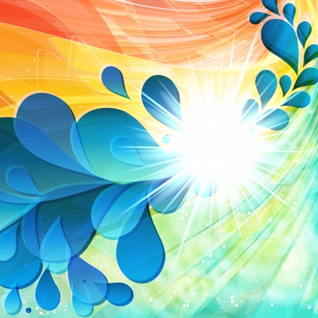 Abstract juicy designing.のイラスト素材