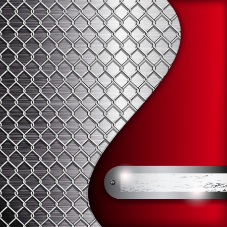 Vector abstract background with metall elements.のイラスト素材