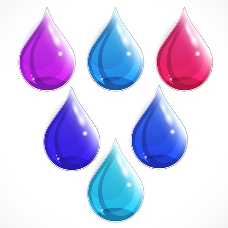Abstract colorful glass shape vector backgroundのイラスト素材