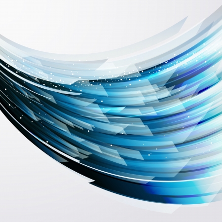 abstract vector background wiht transparent blue-gray elements のイラスト素材