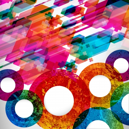 Colorfull abstract design background. vector illustration のイラスト素材