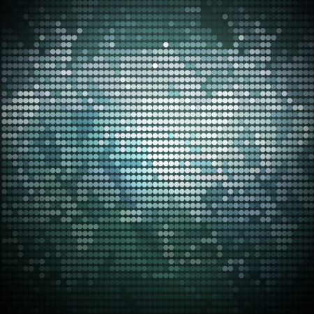 Abstract turquoise techno background, vector.のイラスト素材