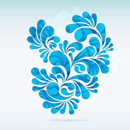 water drops backgroundのイラスト素材