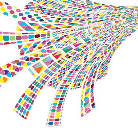 Multicolor abstract bright background. Elements for design. Eps10.のイラスト素材