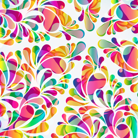 Abstract colorful arc-drop background. Vector.のイラスト素材