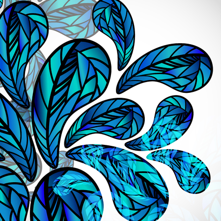 water drops backgroundのイラスト素材