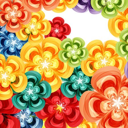 Gift cards. Floral design backgrounds.のイラスト素材
