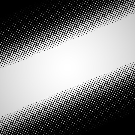 Halftone abstract vector black dots design element isolated on a white background.のイラスト素材