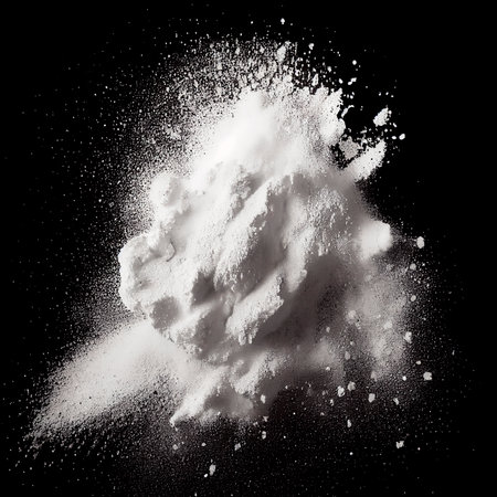 white stains background, powder, ai generationの素材