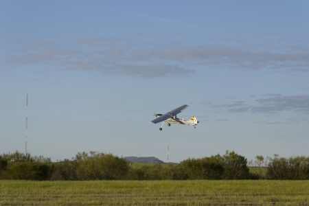Bird dog model plane in bellota jet, the temple of radiocontrol.