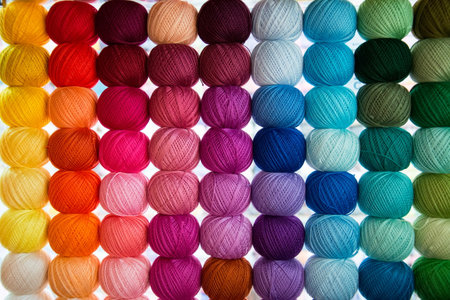 Yarn background pictureの写真素材