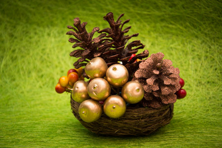 The decoration for any holiday with different colored themesの写真素材