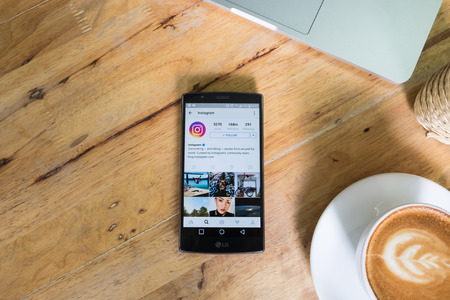 CHIANG MAI, THAILAND - JUNE 19,2016: A smartphone screen displaying an application's iconのeditorial素材