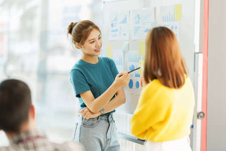 Business team discuss at meeting room. Financial accountant , consultation, planner , meeting ,...