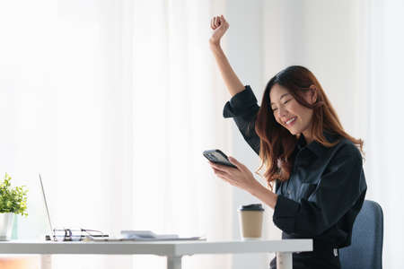 Successful business and partner achieving goals. Account and Finance concept.
