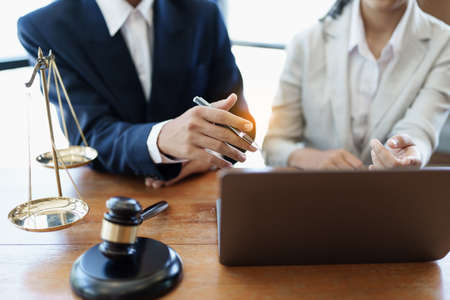 Lawyer team working together in office workplace for consultant. lawyer concept