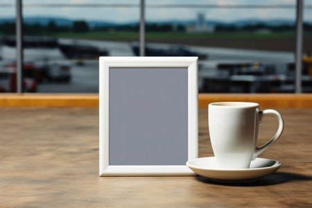 Mock up Corporate branding frame. isolate background. Generative AIの素材