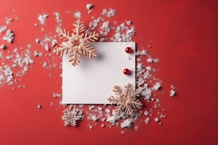 Christmas greeting card. Christmas or new year Background. Generative AIの素材