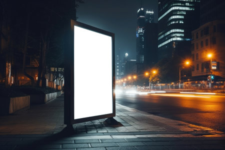 Mockup Billboard for advertisement. Generative AIの素材