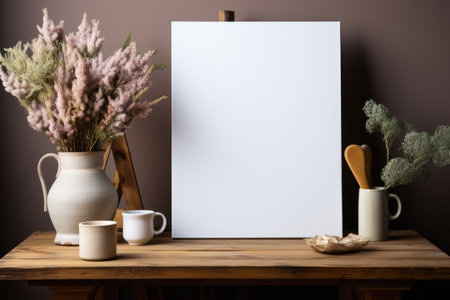 Photo Frame Interior Design Background. Generative AIの素材