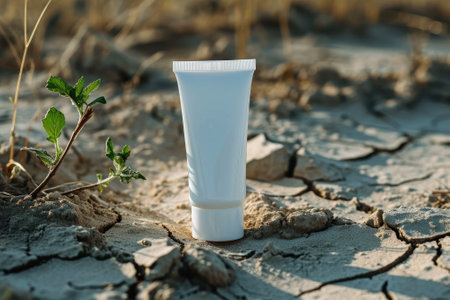 Mockup cosmetic product. skin care and treatment. Generative AIの素材