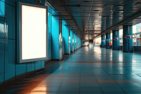 Billboard for Advertisement. Generative AIの素材