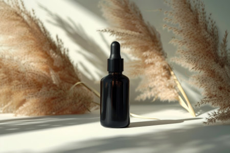 Serum bottle and skincare. cosmetic concept. Generative AIの素材