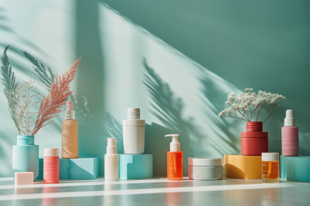 Serum bottle and skincare. cosmetic concept. Generative AIの素材