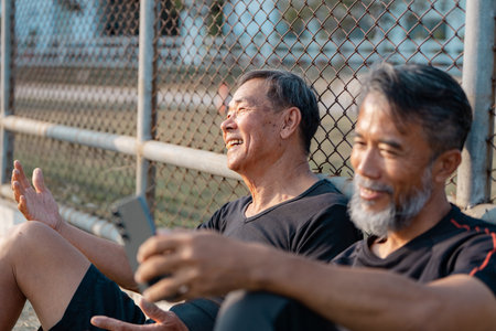 Wellness and laughter among seniors promoting healthy living through connection.