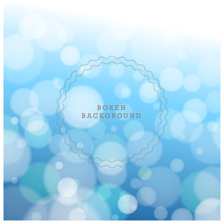 Abstract bright and colorful summer bokeh style background. Vector illustration.のイラスト素材