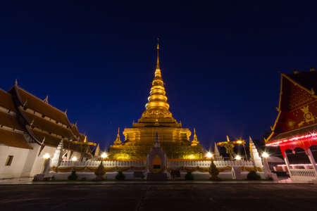 Thai shrine at Nan, Phra That Chae Haengの写真素材