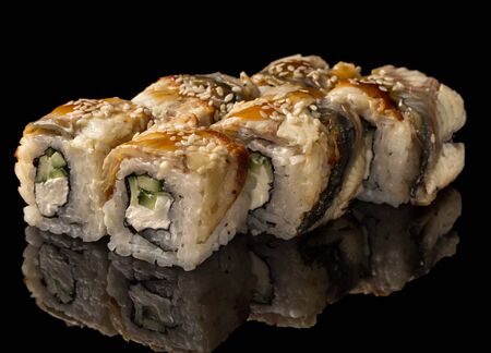 Dish of Japanese cuisine-sushiの写真素材