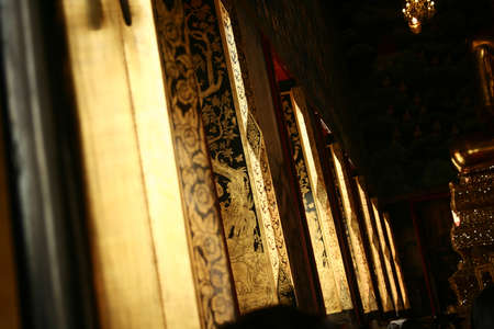 thai paint window の写真素材