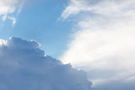 Blue sky background with clouds