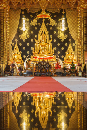 THAILAND - AUGUST 1 : Phra Buddha model in WAT NEARAMIT VIPASANA, Dansai, Loei, Thailand on AUGUST 1 , 2014 in Thailandのeditorial素材