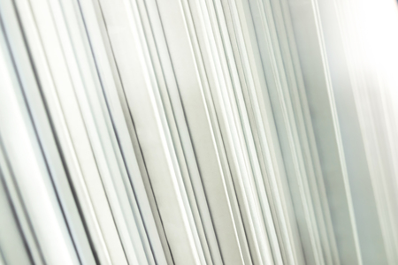 close up of stack of papersの写真素材