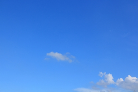 Blue Sky and Cloud on Cloudy Day の写真素材
